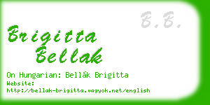 brigitta bellak business card