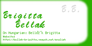 brigitta bellak business card